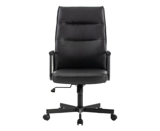 Кресло Стен 68x68x103/113 W-263H Чёрный, Основной цвет: Чёрный, Ширина: 68, Высота: 113, Глубина: 68, Максимальная ширина: 68, Максимальная глубина: 68, Максимальная высота: 113, Вес: 14, Материал сиденья: экокожа, Механизм: топ-ган, Подголовник: черный металл с пластиковыми накладками, Цвет спинки: Черный, Максимальная нагрузка: 120, Цвет сиденья: Черный, Материал спинки: экокожа, Страна производитель: Китай, Объем: 0,114, Бренд: РИВА ООО, Артикул для сайта: W-263H, изображение 8post-test