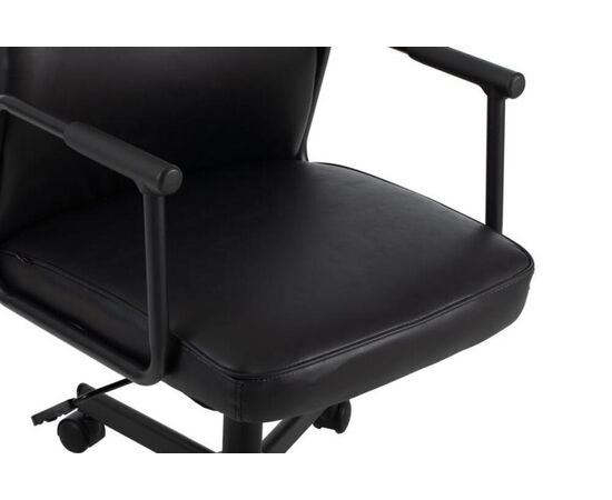 Кресло Стен 68x68x103/113 W-263H Чёрный, Основной цвет: Чёрный, Ширина: 68, Высота: 113, Глубина: 68, Максимальная ширина: 68, Максимальная глубина: 68, Максимальная высота: 113, Вес: 14, Материал сиденья: экокожа, Механизм: топ-ган, Подголовник: черный металл с пластиковыми накладками, Цвет спинки: Черный, Максимальная нагрузка: 120, Цвет сиденья: Черный, Материал спинки: экокожа, Страна производитель: Китай, Объем: 0,114, Бренд: РИВА ООО, Артикул для сайта: W-263H, изображение 9post-test