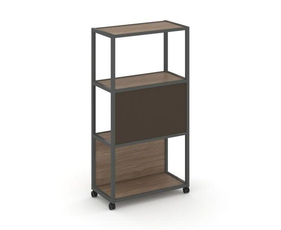 Шелф Мобайл Стеллаж 4 уровня 1 секция 1000x400x1523 VR.LT-STK-403.10 Дуб Аризона/Металл Антрацит/W-25, Основной цвет: Дуб Аризона/Металл Антрацит/W-25, Ширина: 1000, Высота: 1523, Глубина: 400, Максимальная ширина: 1000, Максимальная глубина: 400, Максимальная высота: 1523, Объем: 0,117, Бренд: РИВА ООО, Артикул для сайта: VR.LT-STK-403.10, изображение 2post-test