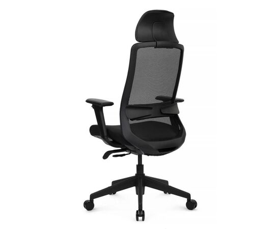 Кресло Космо 70x70x120/130 AETH-HG Чёрный, Основной цвет: Чёрный, Ширина: 70, Высота: 130, Глубина: 70, Максимальная ширина: 70, Максимальная глубина: 70, Максимальная высота: 130, Вес: 19, Материал сиденья: ткань, Механизм: синхромеханизм со слайдером, фиксация в 4 положениях, Подголовник: черный пластик 4D, Цвет сиденья: Черный, Цвет спинки: Черный, Максимальная нагрузка: 120, Материал спинки: сетка, Гарантия: 3 года, Страна производитель: Китай, Объем: 0,141, Бренд: РИВА ООО, Артикул для сайта: AETH-HG, изображение 5post-test