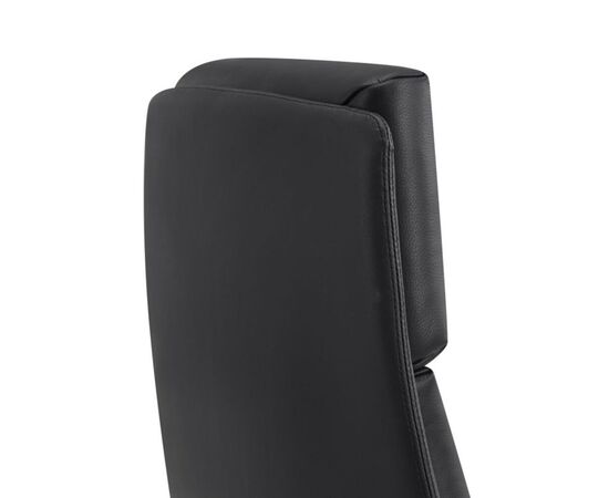 Кресло Ньюман 64x78x121/129 A2415 Чёрный, Основной цвет: Чёрный, Ширина: 64, Высота: 129, Глубина: 78, Максимальная ширина: 64, Максимальная глубина: 78, Максимальная высота: 129, Вес: 28, Материал сиденья: натуральная кожа/экокожа, Механизм: синхромеханизм с фиксацией в 4 положениях, Подголовник: алюминий, съемные пластиковые накладки, Цвет сиденья: Черный, Цвет спинки: Черный, Максимальная нагрузка: 250, Материал спинки: натуральная кожа/экокожа, Гарантия: 5 лет, Страна производитель: Китай, Объем: 0,311, Бренд: РИВА ООО, Артикул для сайта: A2415, изображение 7post-test