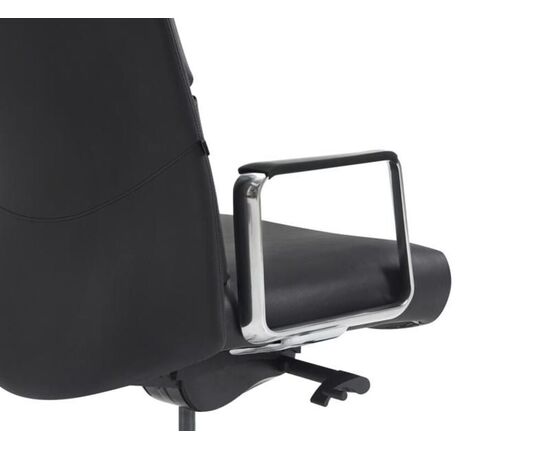 Кресло Ньюман 64x78x121/129 A2415 Чёрный, Основной цвет: Чёрный, Ширина: 64, Высота: 129, Глубина: 78, Максимальная ширина: 64, Максимальная глубина: 78, Максимальная высота: 129, Вес: 28, Материал сиденья: натуральная кожа/экокожа, Механизм: синхромеханизм с фиксацией в 4 положениях, Подголовник: алюминий, съемные пластиковые накладки, Цвет сиденья: Черный, Цвет спинки: Черный, Максимальная нагрузка: 250, Материал спинки: натуральная кожа/экокожа, Гарантия: 5 лет, Страна производитель: Китай, Объем: 0,311, Бренд: РИВА ООО, Артикул для сайта: A2415, изображение 10post-test