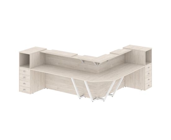 Оникс Ресепшн 2607x3007x1187 O.R-K-33 Денвер Светлый, Основной цвет: Денвер Светлый, Ширина: 2607, Высота: 1187, Глубина: 3007, Максимальная ширина: 2607, Максимальная глубина: 3007, Максимальная высота: 1187, Объем: 0,641, Бренд: РИВА ООО, Артикул для сайта: O.R-K-33, изображение 2post-test