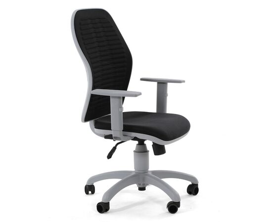 КЬЮ3/Q3 Кресло рабочее 44/60x44/57xh100/106 Q3 Grey ME19 Bienvenido SLW 50 серо-черный, Минимальная высота: 100, Основной цвет: серо-черный, Ширина: 60, Высота: 106, Глубина: 57, Максимальная ширина: 60, Максимальная глубина: 57, Минимальная ширина: 44, Максимальная высота: 106, Минимальная глубина: 44, Вес: 25, Объем: 0,2, Бренд: ЦЕНТРЭКСИМ ООО, Артикул для сайта: Q3 Grey ME19 Bienvenido SLW 50, изображение 2post-test