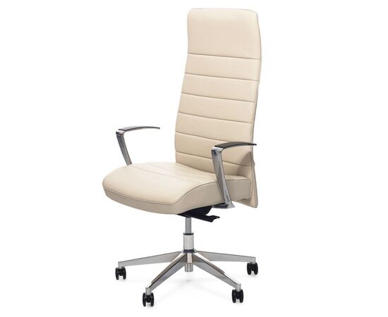 СТРАЙП/А/STRIPE/A Кресло руководителя 55/70x49/60xh122/129 Т193459 БЕЖЕВЫЙ-АЛЮМ, Минимальная высота: 122, Основной цвет: БЕЖЕВЫЙ-АЛЮМ, Ширина: 70, Высота: 129, Глубина: 60, Максимальная ширина: 70, Максимальная глубина: 60, Минимальная ширина: 55, Максимальная высота: 129, Минимальная глубина: 49, Вес: 21,5, Объем: 0,2, Бренд: ЦЕНТРЭКСИМ ООО, Артикул для сайта: Т193459, изображение 2post-test