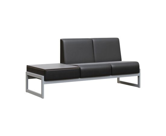 Модуль Диван двухместный столик универсальный 1855x700x800 MD.D2-ST2 Oregon 16/Венге Цаво/Металл Серый, Основной цвет: Oregon 16/Венге Цаво/Металл Серый, Ширина: 1855, Высота: 800, Глубина: 700, Максимальная ширина: 1855, Максимальная глубина: 700, Максимальная высота: 800, Объем: 0,57, Бренд: РИВА ООО, Артикул для сайта: MD.D2-ST2, изображение 2post-test