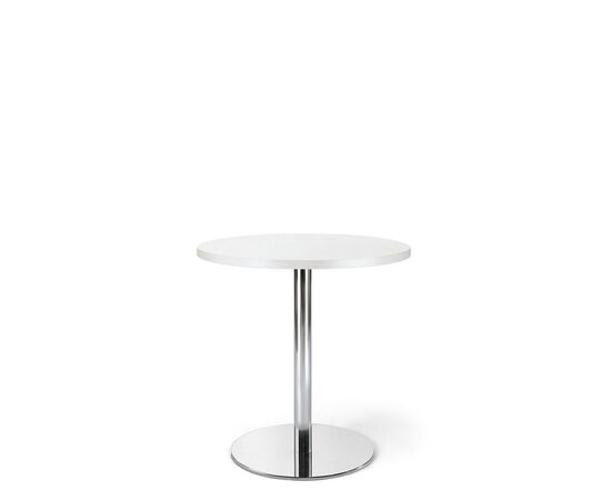 КАФЕ/CAFE Стол d60xh75 CAFE 60x75 W3 ru Белый/Хром, Основной цвет: Белый/Хром, Высота: 75, Максимальная высота: 75, Максимальный диаметр: 60, Вес: 21,12, Объем: 0,028, Бренд: ЦЕНТРЭКСИМ ООО, Артикул для сайта: CAFE 60x75 W3 ru, изображение 2post-test