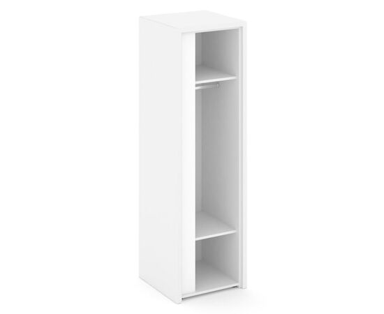 Корнер Гардероб узкий правый 600x600x2000 COR.GB-2 (R) Белый Бриллиант/Белый, Основной цвет: Белый Бриллиант/Белый, Ширина: 600, Высота: 2000, Глубина: 600, Максимальная ширина: 600, Максимальная глубина: 600, Максимальная высота: 2000, Объем: 0,221, Бренд: РИВА ООО, Артикул: COR.GB-2 (R), изображение 2post-test
