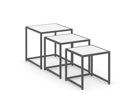 Лофт Стол журнальный 500x500x500 VR.L-SJK-50 Белый Бриллиант/Металл черный, Основной цвет: Белый Бриллиант/Металл черный, Ширина: 500, Высота: 500, Глубина: 500, Максимальная ширина: 500, Максимальная глубина: 500, Максимальная высота: 500, Объем: 0,138, Бренд: РИВА ООО, Артикул для сайта: VR.L-SJK-50, изображение 3post-test