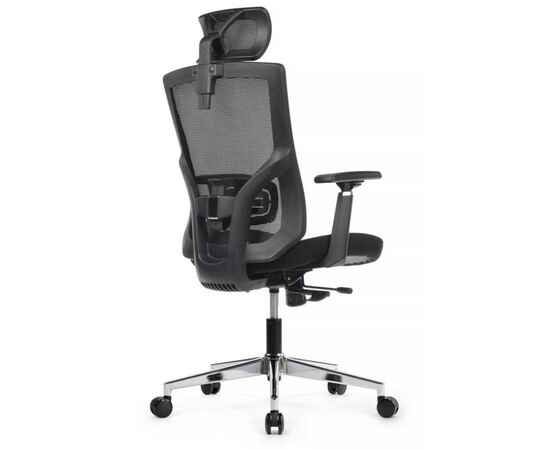 Кресло Степ RCH 62x94x117/127 A2320 Чёрный, Основной цвет: Чёрный, Ширина: 62, Высота: 127, Глубина: 94, Максимальная ширина: 62, Максимальная глубина: 94, Максимальная высота: 127, Вес: 18,6, Материал сиденья: ткань, Механизм: синхромеханизм со слайдером, Подголовник: черный пластик 4D, Цвет сиденья: Черный, Цвет спинки: Черный, Максимальная нагрузка: 120, Материал спинки: сетка, Гарантия: 1 год, Страна производитель: Китай, Объем: 0,159, Бренд: РИВА ООО, Артикул для сайта: A2320, изображение 3post-test