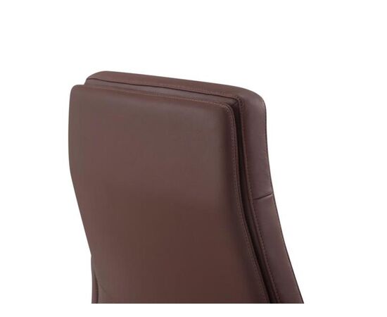 Кресло Рафаэль-M 67x69x102/107 B2119 Коричневый, Основной цвет: Коричневый, Ширина: 67, Высота: 107, Глубина: 69, Максимальная ширина: 67, Максимальная глубина: 69, Максимальная высота: 107, Вес: 37, Материал сиденья: натуральная кожа/экокожа, Механизм: синхромеханизм с фиксацией в 4 положениях, Подголовник: обтянутые кожей в цвет кресла, Цвет сиденья: Коричневый, Цвет спинки: Коричневый, Максимальная нагрузка: 250, Материал спинки: натуральная кожа/экокожа, Гарантия: 5 лет, Страна производитель: Китай, Объем: 0,549, Бренд: РИВА ООО, Артикул для сайта: B2119, изображение 7post-test