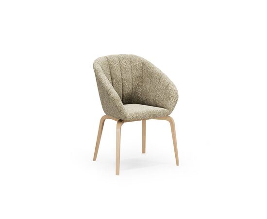 АЛМА Д МЯГК/ALMA W SOFT Кресло посетителя на деревянной опоре 63x63xh84 ALMA SOFT L3 oak Solo-9 БЕЖЕВ/ЗЕЛЕН/ДУБ, Основной цвет: БЕЖЕВ/ЗЕЛЕН/ДУБ, Ширина: 63, Высота: 84, Глубина: 63, Максимальная ширина: 63, Максимальная глубина: 63, Максимальная высота: 84, Вес: 12, Объем: 0,56, Бренд: ЦЕНТРЭКСИМ ООО, Артикул для сайта: ALMA SOFT L3 oak Solo-9, изображение 2post-test