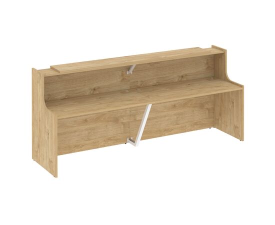 Оникс Ресепшн 2810x766x1187 O.R-K-7 Тиквуд Светлый, Основной цвет: Тиквуд Светлый, Ширина: 2810, Высота: 1187, Глубина: 766, Максимальная ширина: 2810, Максимальная глубина: 766, Максимальная высота: 1187, Объем: 0,388, Бренд: РИВА ООО, Артикул для сайта: O.R-K-7, изображение 2post-test