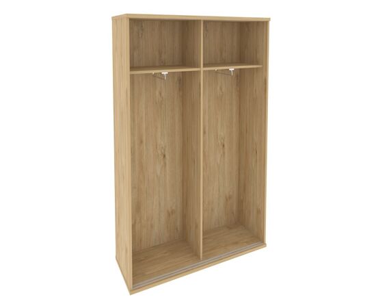 Оникс Шкаф-купе для одежды 1200x420x1977 O.SHK-1.3 T Тиквуд Светлый/Белый Бриллиант, Основной цвет: Тиквуд Светлый/Белый Бриллиант, Ширина: 1200, Высота: 1977, Глубина: 420, Максимальная ширина: 1200, Максимальная глубина: 420, Максимальная высота: 1977, Объем: 0,191, Бренд: РИВА ООО, Артикул для сайта: O.SHK-1.3 T, изображение 2post-test