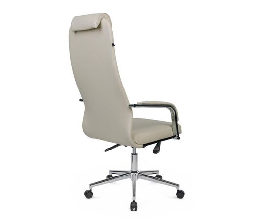Кресло Танго RCH 53x78x114/124 TOL-207 Бежевый, Основной цвет: Бежевый, Ширина: 53, Высота: 124, Глубина: 78, Максимальная ширина: 53, Максимальная глубина: 78, Максимальная высота: 124, Вес: 14, Материал сиденья: экокожа, Механизм: топ-ган люкс, Подголовник: хром, с накладками из экокожи в цвет кресла, Цвет сиденья: Бежевый, Цвет спинки: Бежевый, Максимальная нагрузка: 120, Материал спинки: экокожа, Гарантия: 1 год, Страна производитель: Россия, Объем: 0,219, Бренд: РИВА ООО, Артикул для сайта: TOL-207, изображение 3post-test