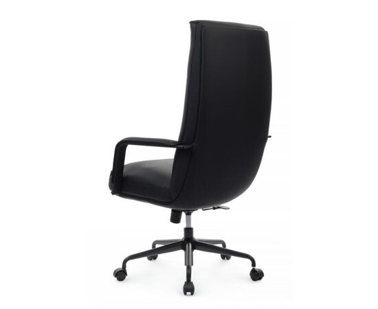 Кресло Отто RCH 68x74x120/130 CM-P001AS Чёрный, Основной цвет: Чёрный, Ширина: 68, Высота: 130, Глубина: 74, Максимальная ширина: 68, Максимальная глубина: 74, Максимальная высота: 130, Вес: 28, Материал сиденья: экокожа, Механизм: топ-ган, Подголовник: черный металл, с накладками из экокожи в цвет кресла, Цвет сиденья: Черный, Цвет спинки: Черный, Максимальная нагрузка: 150, Материал спинки: экокожа, Гарантия: 1 год, Страна производитель: Китай, Объем: 0,405, Бренд: РИВА ООО, Артикул для сайта: CM-P001AS, изображение 5post-test