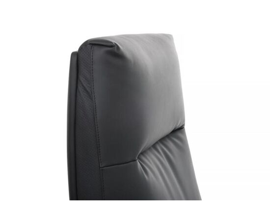 Кресло Отто RCH 68x74x120/130 CM-P001AS Чёрный, Основной цвет: Чёрный, Ширина: 68, Высота: 130, Глубина: 74, Максимальная ширина: 68, Максимальная глубина: 74, Максимальная высота: 130, Вес: 28, Материал сиденья: экокожа, Механизм: топ-ган, Подголовник: черный металл, с накладками из экокожи в цвет кресла, Цвет сиденья: Черный, Цвет спинки: Черный, Максимальная нагрузка: 150, Материал спинки: экокожа, Гарантия: 1 год, Страна производитель: Китай, Объем: 0,405, Бренд: РИВА ООО, Артикул для сайта: CM-P001AS, изображение 9post-test