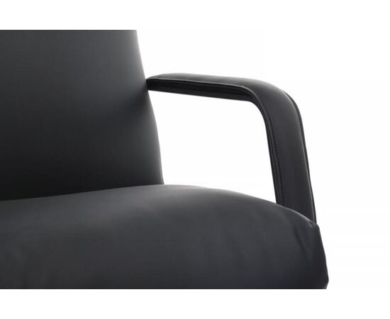 Кресло Отто RCH 68x74x120/130 CM-P001AS Чёрный, Основной цвет: Чёрный, Ширина: 68, Высота: 130, Глубина: 74, Максимальная ширина: 68, Максимальная глубина: 74, Максимальная высота: 130, Вес: 28, Материал сиденья: экокожа, Механизм: топ-ган, Подголовник: черный металл, с накладками из экокожи в цвет кресла, Цвет сиденья: Черный, Цвет спинки: Черный, Максимальная нагрузка: 150, Материал спинки: экокожа, Гарантия: 1 год, Страна производитель: Китай, Объем: 0,405, Бренд: РИВА ООО, Артикул для сайта: CM-P001AS, изображение 11post-test
