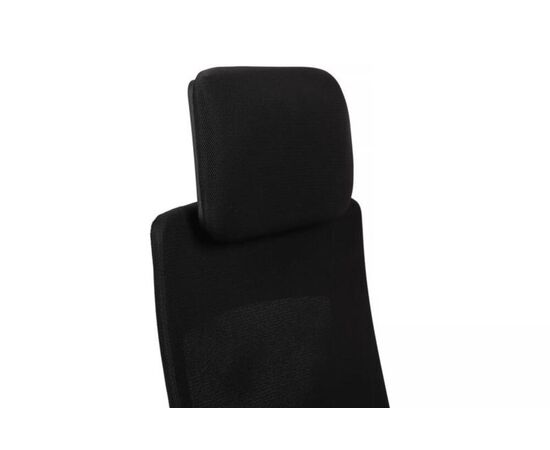 Кресло Миратт 67x56x115/125 MRTB-001 Чёрный, Основной цвет: Чёрный, Ширина: 67, Высота: 125, Глубина: 56, Максимальная ширина: 67, Максимальная глубина: 56, Максимальная высота: 125, Вес: 20, Материал сиденья: ткань, Механизм: синхромеханизм с клавишным слайдером, Подголовник: черный пластик 3D, Цвет сиденья: Черный, Цвет спинки: Черный, Максимальная нагрузка: 120, Материал спинки: сетка, Объем: 0,203, Бренд: РИВА ООО, Артикул для сайта: MRTB-001, изображение 10post-test