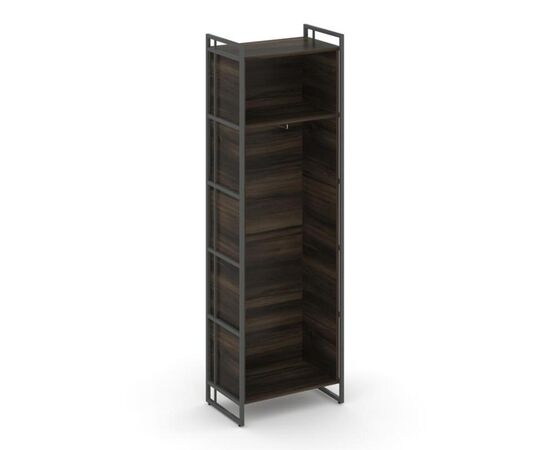Рифт Гардероб 640x396x2010 RF.GB-51 (L) Дуб Мали/Металл Антрацит, Основной цвет: Дуб Мали/Металл Антрацит, Ширина: 640, Высота: 2010, Глубина: 396, Максимальная ширина: 640, Максимальная глубина: 396, Максимальная высота: 2010, Объем: 0,123, Бренд: РИВА ООО, Артикул для сайта: RF.GB-51 (L), изображение 2post-test