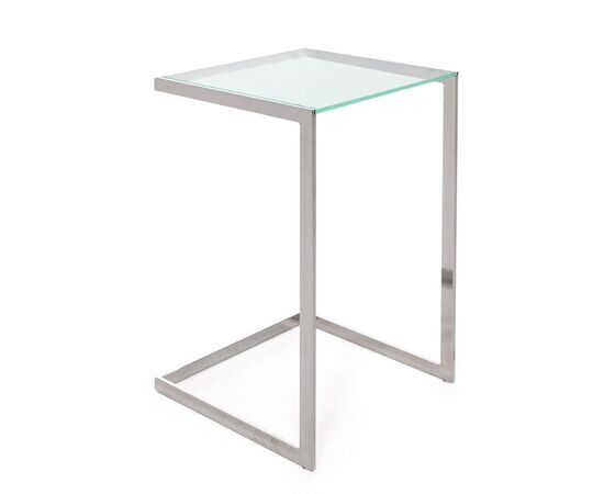 ТАУЭР/TOWER Стол кофейный 41x42xh70 TOWER polish base clear glass СТЕКЛ/ХРОМ, Основной цвет: СТЕКЛ/ХРОМ, Ширина: 41, Высота: 70, Глубина: 42, Максимальная ширина: 41, Максимальная глубина: 42, Максимальная высота: 70, Вес: 10, Объем: 0,15, Бренд: ЦЕНТРЭКСИМ ООО, Артикул для сайта: TOWER polish base clear glass, изображение 2post-test