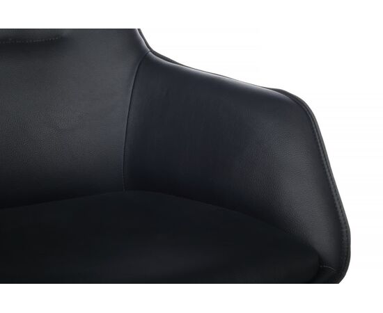 Кресло Мэджик-M 67x64x83/91 B628 Чёрный, Основной цвет: Чёрный, Ширина: 67, Высота: 91, Глубина: 64, Максимальная ширина: 67, Максимальная глубина: 64, Максимальная высота: 91, Вес: 19,75, Материал сиденья: экокожа, Механизм: топ-ган с фиксацией в 1 положении, Подголовник: обтянутые экокожей в цвет кресла, Цвет сиденья: Черный, Цвет спинки: Черный, Максимальная нагрузка: 120, Материал спинки: экокожа, Гарантия: 3 года, Страна производитель: Китай, Объем: 0,382, Бренд: РИВА ООО, Артикул для сайта: B628, изображение 6post-test
