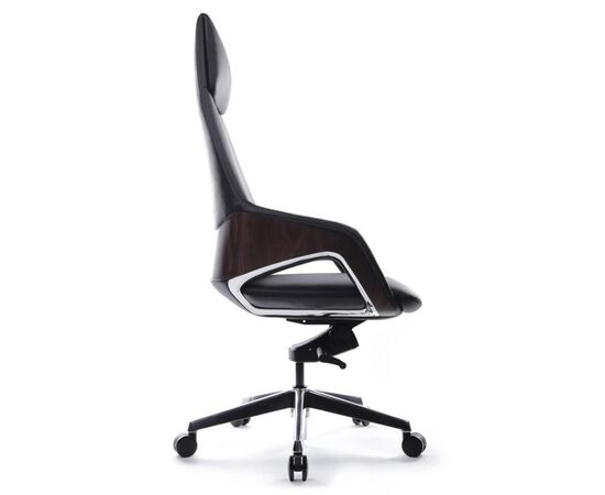 Кресло Аура 68x68x122/128 FK005-A Чёрный, Основной цвет: Чёрный, Ширина: 68, Высота: 128, Глубина: 68, Максимальная ширина: 68, Максимальная глубина: 68, Максимальная высота: 128, Вес: 28,6, Материал сиденья: натуральная кожа/экокожа, Механизм: мультиблок, Подголовник: обтянутые кожей в цвет кресла, Цвет сиденья: Черный, Цвет спинки: Черный, Максимальная нагрузка: 150, Материал спинки: натуральная кожа/экокожа, Гарантия: 5 лет, Страна производитель: Китай, Объем: 0,519, Бренд: РИВА ООО, Артикул для сайта: FK005-A, изображение 2post-test