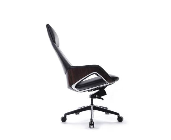 Кресло Аура 68x68x122/128 FK005-A Чёрный, Основной цвет: Чёрный, Ширина: 68, Высота: 128, Глубина: 68, Максимальная ширина: 68, Максимальная глубина: 68, Максимальная высота: 128, Вес: 28,6, Материал сиденья: натуральная кожа/экокожа, Механизм: мультиблок, Подголовник: обтянутые кожей в цвет кресла, Цвет сиденья: Черный, Цвет спинки: Черный, Максимальная нагрузка: 150, Материал спинки: натуральная кожа/экокожа, Гарантия: 5 лет, Страна производитель: Китай, Объем: 0,519, Бренд: РИВА ООО, Артикул для сайта: FK005-A, изображение 3post-test