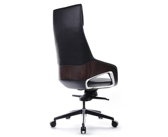 Кресло Аура 68x68x122/128 FK005-A Чёрный, Основной цвет: Чёрный, Ширина: 68, Высота: 128, Глубина: 68, Максимальная ширина: 68, Максимальная глубина: 68, Максимальная высота: 128, Вес: 28,6, Материал сиденья: натуральная кожа/экокожа, Механизм: мультиблок, Подголовник: обтянутые кожей в цвет кресла, Цвет сиденья: Черный, Цвет спинки: Черный, Максимальная нагрузка: 150, Материал спинки: натуральная кожа/экокожа, Гарантия: 5 лет, Страна производитель: Китай, Объем: 0,519, Бренд: РИВА ООО, Артикул для сайта: FK005-A, изображение 4post-test