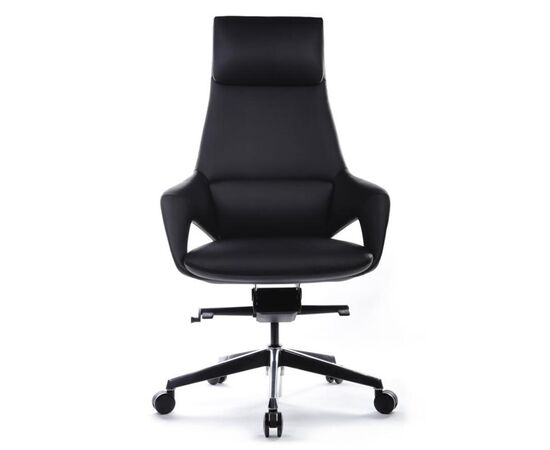 Кресло Аура 68x68x122/128 FK005-A Чёрный, Основной цвет: Чёрный, Ширина: 68, Высота: 128, Глубина: 68, Максимальная ширина: 68, Максимальная глубина: 68, Максимальная высота: 128, Вес: 28,6, Материал сиденья: натуральная кожа/экокожа, Механизм: мультиблок, Подголовник: обтянутые кожей в цвет кресла, Цвет сиденья: Черный, Цвет спинки: Черный, Максимальная нагрузка: 150, Материал спинки: натуральная кожа/экокожа, Гарантия: 5 лет, Страна производитель: Китай, Объем: 0,519, Бренд: РИВА ООО, Артикул для сайта: FK005-A, изображение 6post-test