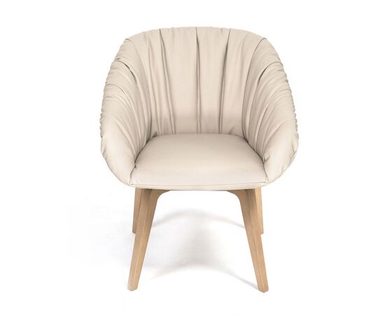 АЛМА Д МЯГК/ALMA W SOFT Кресло посетителя на деревянной опоре 63x63xh84 ALMA SOFT L3 oak Ivory22042 Бежевый/кожа, Основной цвет: Бежевый/кожа, Ширина: 63, Высота: 84, Глубина: 63, Максимальная ширина: 63, Максимальная глубина: 63, Максимальная высота: 84, Вес: 12, Объем: 0,56, Бренд: ЦЕНТРЭКСИМ ООО, Артикул для сайта: ALMA SOFT L3 oak Ivory22042, изображение 2post-test