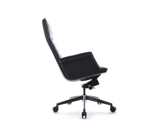 Кресло Рубенс 68x68x119/125 A1819-2 Чёрный, Основной цвет: Чёрный, Ширина: 68, Высота: 125, Глубина: 68, Максимальная ширина: 68, Максимальная глубина: 68, Максимальная высота: 125, Вес: 25, Материал сиденья: натуральная кожа/экокожа, Механизм: мультиблок с фиксацией в 3 положениях, Подголовник: обтянутые кожей в цвет кресла, Цвет сиденья: Черный, Цвет спинки: Черный, Максимальная нагрузка: 150, Материал спинки: натуральная кожа/экокожа, Гарантия: 5 лет, Страна производитель: Китай, Объем: 0,513, Бренд: РИВА ООО, Артикул для сайта: A1819-2, изображение 3post-test