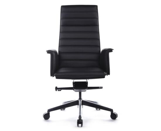 Кресло Рубенс 68x68x119/125 A1819-2 Чёрный, Основной цвет: Чёрный, Ширина: 68, Высота: 125, Глубина: 68, Максимальная ширина: 68, Максимальная глубина: 68, Максимальная высота: 125, Вес: 25, Материал сиденья: натуральная кожа/экокожа, Механизм: мультиблок с фиксацией в 3 положениях, Подголовник: обтянутые кожей в цвет кресла, Цвет сиденья: Черный, Цвет спинки: Черный, Максимальная нагрузка: 150, Материал спинки: натуральная кожа/экокожа, Гарантия: 5 лет, Страна производитель: Китай, Объем: 0,513, Бренд: РИВА ООО, Артикул для сайта: A1819-2, изображение 6post-test