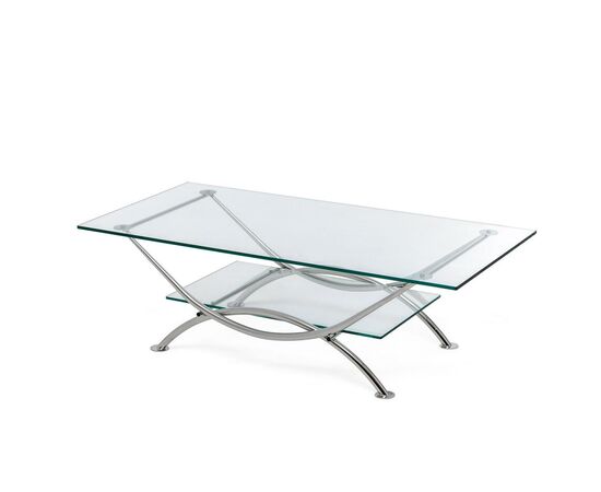 АРКО/ARCO Стол кофейный 120x60xh37 ARCO clear glass СТЕКЛ/ХРОМ, Основной цвет: СТЕКЛ/ХРОМ, Ширина: 120, Высота: 37, Глубина: 60, Максимальная ширина: 120, Максимальная глубина: 60, Максимальная высота: 37, Вес: 35,7, Объем: 0,25, Бренд: ЦЕНТРЭКСИМ ООО, Артикул для сайта: ARCO clear glass, изображение 2post-test
