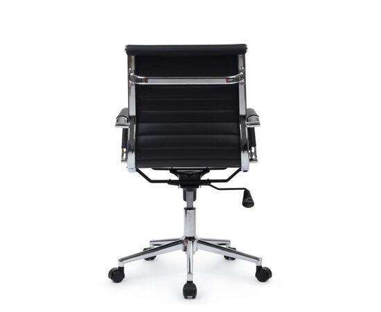 Кресло Хьюго RCH 57x56x92/102 6002-2SE Чёрный, Основной цвет: Чёрный, Ширина: 57, Высота: 102, Глубина: 56, Максимальная ширина: 57, Максимальная глубина: 56, Максимальная высота: 102, Вес: 12,6, Материал сиденья: экокожа, Механизм: топ-ган, Подголовник: металлические хромированные, с накладками из экокожи в цвет кресла, Цвет сиденья: Черный, Цвет спинки: Черный, Максимальная нагрузка: 120, Материал спинки: экокожа, Гарантия: 1 год, Страна производитель: Китай, Объем: 0,288, Бренд: РИВА ООО, Артикул для сайта: 6002-2SE, изображение 4post-test