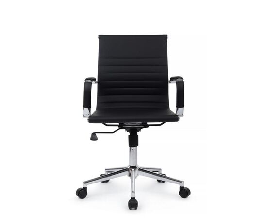 Кресло Хьюго RCH 57x56x92/102 6002-2SE Чёрный, Основной цвет: Чёрный, Ширина: 57, Высота: 102, Глубина: 56, Максимальная ширина: 57, Максимальная глубина: 56, Максимальная высота: 102, Вес: 12,6, Материал сиденья: экокожа, Механизм: топ-ган, Подголовник: металлические хромированные, с накладками из экокожи в цвет кресла, Цвет сиденья: Черный, Цвет спинки: Черный, Максимальная нагрузка: 120, Материал спинки: экокожа, Гарантия: 1 год, Страна производитель: Китай, Объем: 0,288, Бренд: РИВА ООО, Артикул для сайта: 6002-2SE, изображение 8post-test