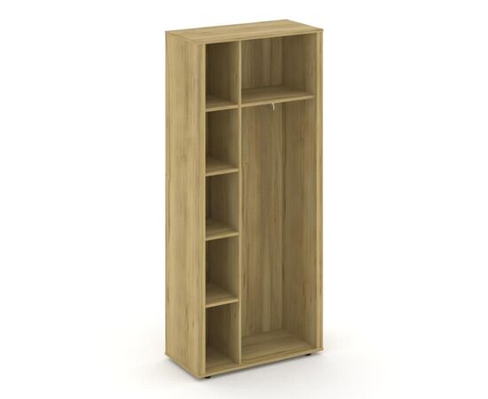 Касл Гардероб левый 922x450x2110 CS.D-GB-1 (L) Дуб Винченцо, Основной цвет: Дуб Винченцо, Ширина: 922, Высота: 2110, Глубина: 450, Максимальная ширина: 922, Максимальная глубина: 450, Максимальная высота: 2110, Объем: 0,18, Бренд: РИВА ООО, Артикул для сайта: CS.D-GB-1 (L), изображение 2post-test