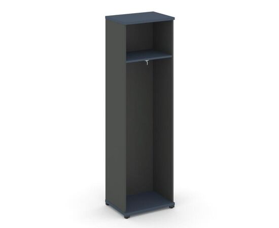 Концепт Гардероб узкий 570x420x1922 CN.GB.E-001 A Звездный Сапфир/Антрацит NEW/Металл Антрацит, Основной цвет: Звездный Сапфир/Антрацит NEW/Металл Антрацит, Ширина: 570, Высота: 1922, Глубина: 420, Максимальная ширина: 570, Максимальная глубина: 420, Максимальная высота: 1922, Вес: 45,255, Объем: 0,079, Бренд: РИВА ООО, Артикул для сайта: CN.GB.E-001 A, изображение 2post-test