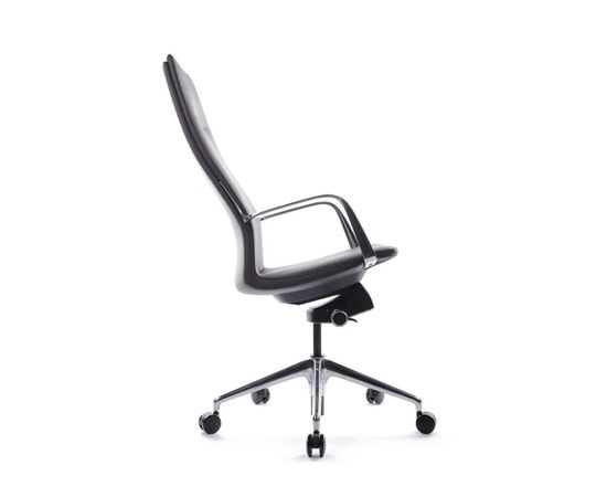 Кресло Плаза 68x68x119/127 FK004-A13 Темно-коричневый, Основной цвет: Темно-коричневый, Ширина: 68, Высота: 127, Глубина: 68, Максимальная ширина: 68, Максимальная глубина: 68, Максимальная высота: 127, Вес: 22, Материал сиденья: натуральная кожа/экокожа, Механизм: мультиблок, Подголовник: алюминий, Цвет сиденья: Темно-коричневый, Цвет спинки: Темно-коричневый, Максимальная нагрузка: 120, Материал спинки: натуральная кожа/экокожа, Гарантия: 5 лет, Страна производитель: Китай, Объем: 0,465, Бренд: РИВА ООО, Артикул для сайта: FK004-A13, изображение 3post-test