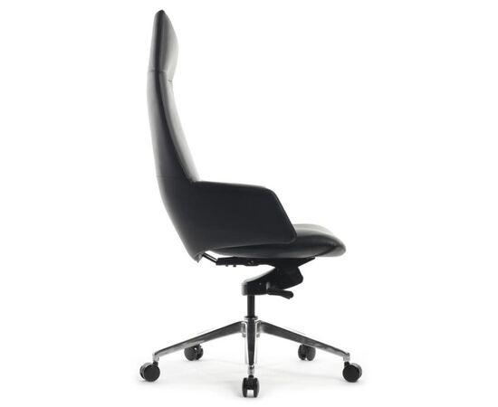 Кресло Спелл 68x68x119/125 A1719 Чёрный, Основной цвет: Чёрный, Ширина: 68, Высота: 125, Глубина: 68, Максимальная ширина: 68, Максимальная глубина: 68, Максимальная высота: 125, Вес: 23,4, Материал сиденья: натуральная кожа/экокожа, Механизм: мультиблок с фиксацией в 3 положениях, Подголовник: обтянутые кожей в цвет кресла, Цвет сиденья: Черный, Цвет спинки: Черный, Максимальная нагрузка: 120, Материал спинки: натуральная кожа/экокожа, Гарантия: 5 лет, Страна производитель: Китай, Объем: 0,479, Бренд: РИВА ООО, Артикул для сайта: A1719, изображение 2post-test