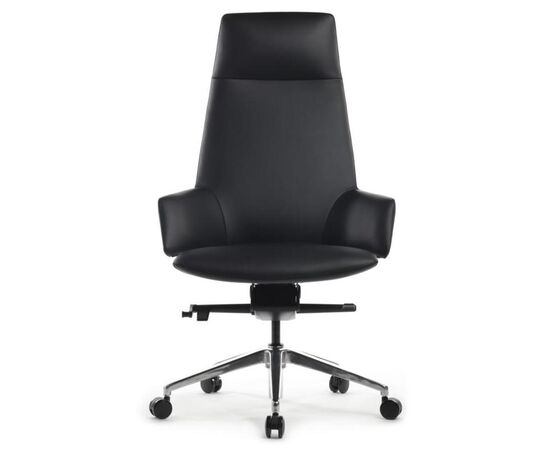 Кресло Спелл 68x68x119/125 A1719 Чёрный, Основной цвет: Чёрный, Ширина: 68, Высота: 125, Глубина: 68, Максимальная ширина: 68, Максимальная глубина: 68, Максимальная высота: 125, Вес: 23,4, Материал сиденья: натуральная кожа/экокожа, Механизм: мультиблок с фиксацией в 3 положениях, Подголовник: обтянутые кожей в цвет кресла, Цвет сиденья: Черный, Цвет спинки: Черный, Максимальная нагрузка: 120, Материал спинки: натуральная кожа/экокожа, Гарантия: 5 лет, Страна производитель: Китай, Объем: 0,479, Бренд: РИВА ООО, Артикул для сайта: A1719, изображение 6post-test