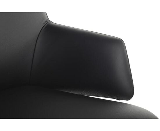 Кресло Спелл 68x68x119/125 A1719 Чёрный, Основной цвет: Чёрный, Ширина: 68, Высота: 125, Глубина: 68, Максимальная ширина: 68, Максимальная глубина: 68, Максимальная высота: 125, Вес: 23,4, Материал сиденья: натуральная кожа/экокожа, Механизм: мультиблок с фиксацией в 3 положениях, Подголовник: обтянутые кожей в цвет кресла, Цвет сиденья: Черный, Цвет спинки: Черный, Максимальная нагрузка: 120, Материал спинки: натуральная кожа/экокожа, Гарантия: 5 лет, Страна производитель: Китай, Объем: 0,479, Бренд: РИВА ООО, Артикул для сайта: A1719, изображение 8post-test
