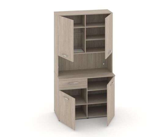 Фит Вариант № 3 1200x600/420x2178 MN-003 Дуб Аттик, Основной цвет: Дуб Аттик, Ширина: 1200, Высота: 2178, Глубина: 420, Максимальная ширина: 1200, Максимальная глубина: 420, Максимальная высота: 2178, Минимальная глубина: 600, Объем: 0,304, Бренд: РИВА ООО, Артикул для сайта: MN-003, изображение 2post-test