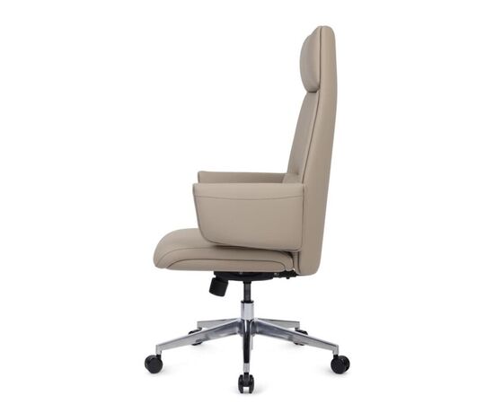 Кресло Энзо 65x68x118/125 WISE-01 Бежевый, Основной цвет: Бежевый, Ширина: 65, Высота: 125, Глубина: 68, Максимальная ширина: 65, Максимальная глубина: 68, Максимальная высота: 125, Вес: 28,6, Материал сиденья: экокожа, Механизм: топ-ган, Подголовник: обтянутые экокожей в цвет кресла, Цвет сиденья: Бежевый, Цвет спинки: Бежевый, Материал спинки: экокожа, Гарантия: 5 лет, Страна производитель: Китай, Максимальная нагрузка: 250, Бренд: РИВА ООО, Артикул для сайта: WISE-01, изображение 6post-test