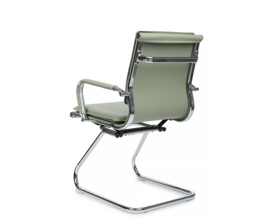 Кресло Хьюго RCH 55x60x93 6003-3E Зеленый, Основной цвет: Зеленый, Ширина: 55, Высота: 93, Глубина: 60, Максимальная ширина: 55, Максимальная глубина: 60, Максимальная высота: 93, Вес: 12,2, Материал сиденья: экокожа, Подголовник: металлические хромированные, с накладками из экокожи в цвет кресла, Цвет сиденья: Зеленый, Цвет спинки: Зеленый, Максимальная нагрузка: 120, Материал спинки: экокожа, Гарантия: 1 год, Страна производитель: Китай, Объем: 0,288, Бренд: РИВА ООО, Артикул для сайта: 6003-3E, изображение 5post-test