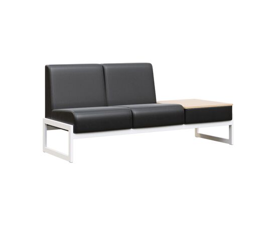 Модуль Диван двухместный столик универсальный 1855x700x800 MD.D2-ST2 Oregon 16/Акация Лорка/Металл Белый, Основной цвет: Oregon 16/Акация Лорка/Металл Белый, Ширина: 1855, Высота: 800, Глубина: 700, Максимальная ширина: 1855, Максимальная глубина: 700, Максимальная высота: 800, Объем: 0,57, Бренд: РИВА ООО, Артикул для сайта: MD.D2-ST2, изображение 2post-test