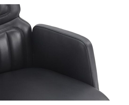 Кресло Лаворо 69x78x121/129 A2411-1 Чёрный, Основной цвет: Чёрный, Ширина: 69, Высота: 129, Глубина: 78, Максимальная ширина: 69, Максимальная глубина: 78, Максимальная высота: 129, Вес: 29, Материал сиденья: натуральная кожа/экокожа, Механизм: синхромеханизм с фиксацией в 4 положениях, Подголовник: обтянутые кожей в цвет кресла, Цвет сиденья: Черный, Цвет спинки: Черный, Максимальная нагрузка: 250, Материал спинки: натуральная кожа/экокожа, Гарантия: 5 лет, Страна производитель: Китай, Объем: 0,268, Бренд: РИВА ООО, Артикул для сайта: A2411-1, изображение 9post-test