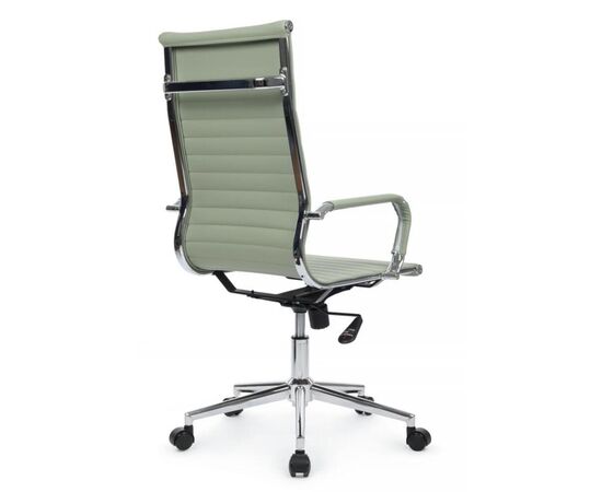 Кресло Хьюго RCH 57x56x109/119 6002-1SE Зеленый, Основной цвет: Зеленый, Ширина: 57, Высота: 119, Глубина: 56, Максимальная ширина: 57, Максимальная глубина: 56, Максимальная высота: 119, Вес: 12,6, Материал сиденья: экокожа, Механизм: топ-ган, Подголовник: металлические хромированные, с накладками из экокожи в цвет кресла, Цвет сиденья: Зеленый, Цвет спинки: Зеленый, Максимальная нагрузка: 120, Материал спинки: экокожа, Гарантия: 1 год, Страна производитель: Китай, Объем: 0,288, Бренд: РИВА ООО, Артикул для сайта: 6002-1SE, изображение 3post-test