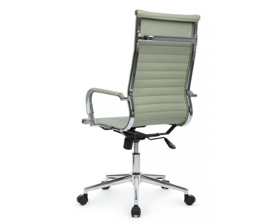 Кресло Хьюго RCH 57x56x109/119 6002-1SE Зеленый, Основной цвет: Зеленый, Ширина: 57, Высота: 119, Глубина: 56, Максимальная ширина: 57, Максимальная глубина: 56, Максимальная высота: 119, Вес: 12,6, Материал сиденья: экокожа, Механизм: топ-ган, Подголовник: металлические хромированные, с накладками из экокожи в цвет кресла, Цвет сиденья: Зеленый, Цвет спинки: Зеленый, Максимальная нагрузка: 120, Материал спинки: экокожа, Гарантия: 1 год, Страна производитель: Китай, Объем: 0,288, Бренд: РИВА ООО, Артикул для сайта: 6002-1SE, изображение 6post-test