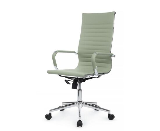 Кресло Хьюго RCH 57x56x109/119 6002-1SE Зеленый, Основной цвет: Зеленый, Ширина: 57, Высота: 119, Глубина: 56, Максимальная ширина: 57, Максимальная глубина: 56, Максимальная высота: 119, Вес: 12,6, Материал сиденья: экокожа, Механизм: топ-ган, Подголовник: металлические хромированные, с накладками из экокожи в цвет кресла, Цвет сиденья: Зеленый, Цвет спинки: Зеленый, Максимальная нагрузка: 120, Материал спинки: экокожа, Гарантия: 1 год, Страна производитель: Китай, Объем: 0,288, Бренд: РИВА ООО, Артикул для сайта: 6002-1SE, изображение 7post-test